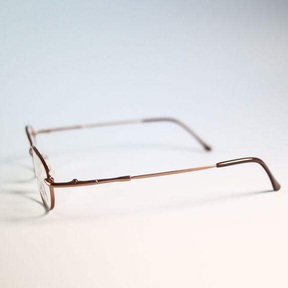 Bend-a-Bout Flex Titanium hinges eyeglasses golden frame 51-17 135 Champagne N14 - Picture 3 of 11